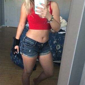 abercrombie and fitch shorts size 4!